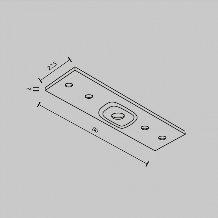 Крепление для трека maytoni technical accessories for tracks exility tra034c-21w
