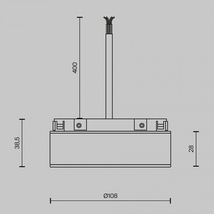Блок питания maytoni technical power supply basity tra172dr-100w-ds-b