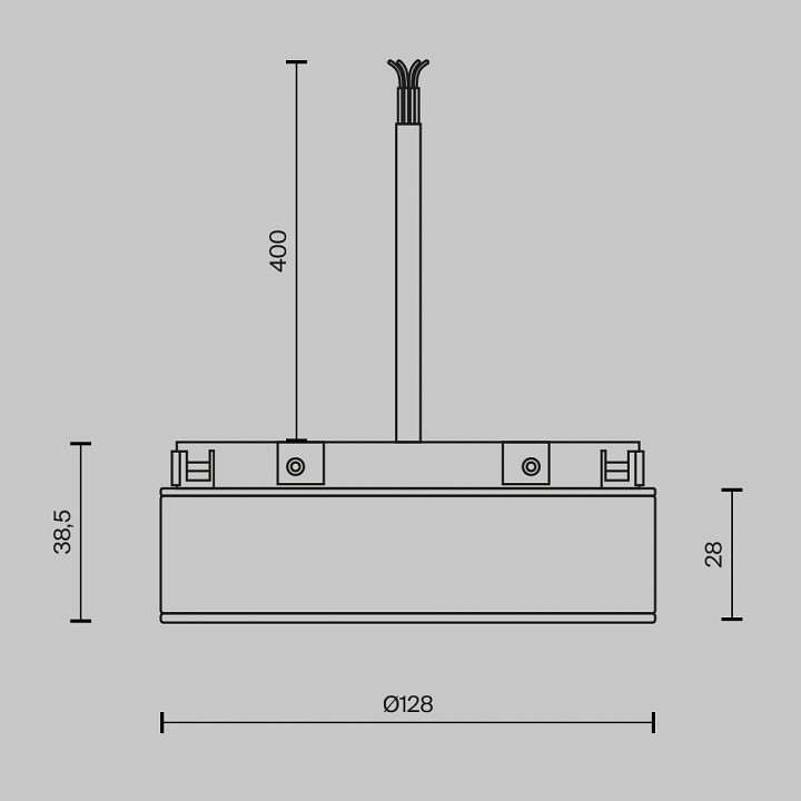 Блок питания maytoni technical power supply basity tra172dr-200w-ds-b