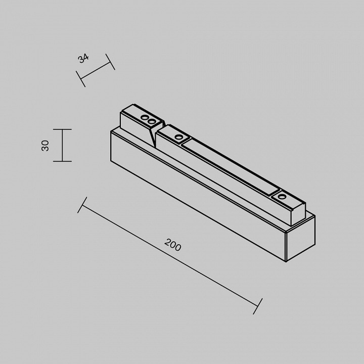 Блок питания maytoni technical power supply gravity trx010dr2-100b