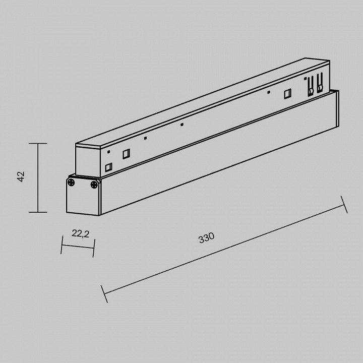 Блок питания maytoni technical accessories for exility trx034dr4-200b