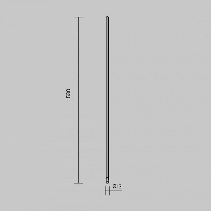 Трек на штанге maytoni technical  trx234-v-1.5b