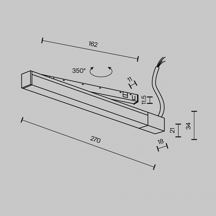 Блок питания maytoni technical  trx239dr-100b