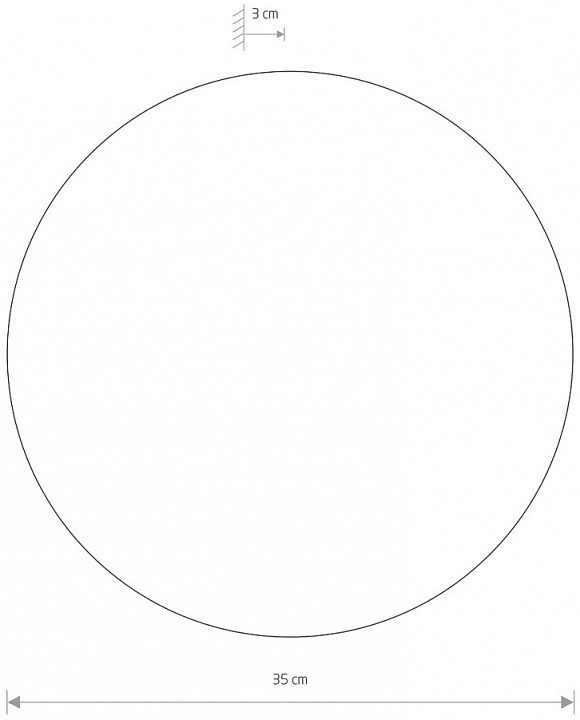 Накладной светильник nowodvorski ring led l 10351