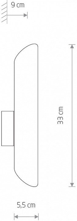 Бра nowodvorski eye wall cut 7994