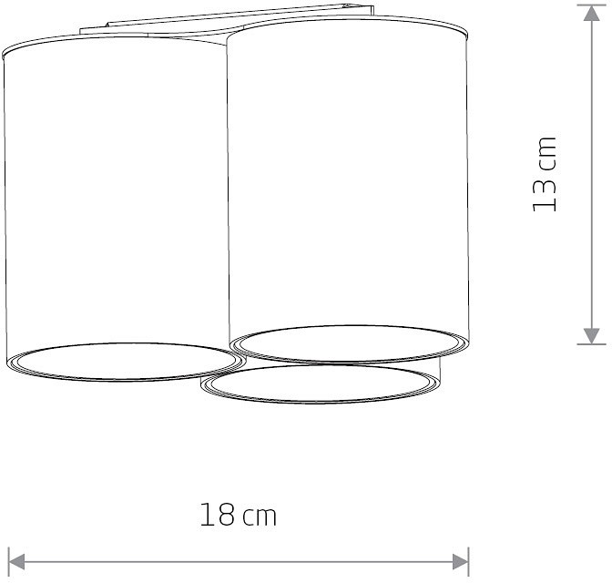 Накладной светильник nowodvorski eye tone 8091