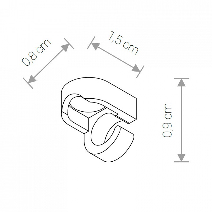 Крепление троса к потолку nowodvorski cameleon mounting b wh 8394