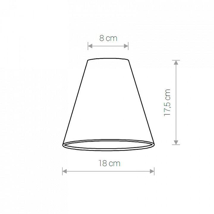 Плафон текстильный nowodvorski cameleon cone s bl/g 8504