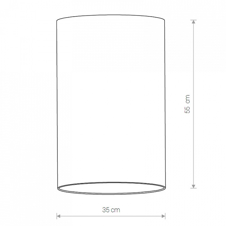 Плафон текстильный nowodvorski cameleon barrel l v wh 8508