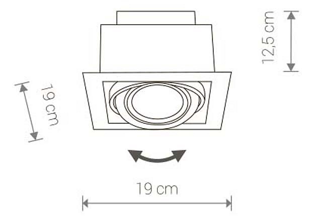 Встраиваемый светильник nowodvorski downlight 9575