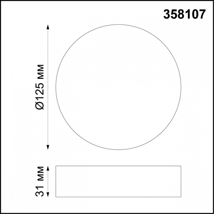 Накладной светильник novotech ornate 358107