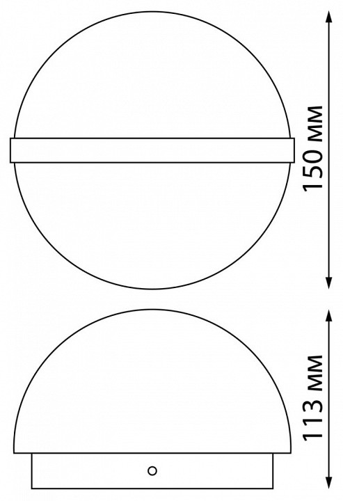 Накладной светильник novotech opal 359195