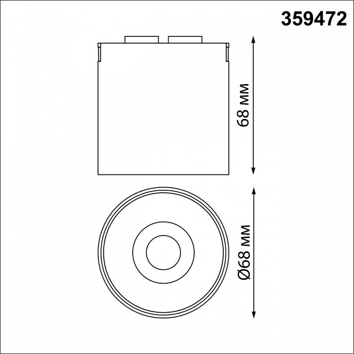 Накладной светильник novotech shino 359472