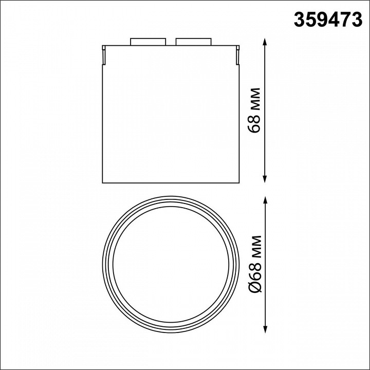 Накладной светильник novotech shino 359473