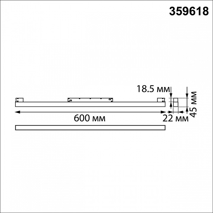 Накладной светильник novotech shino 359618