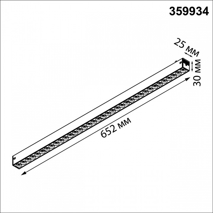 Встраиваемый светильник novotech vector 220v 359934