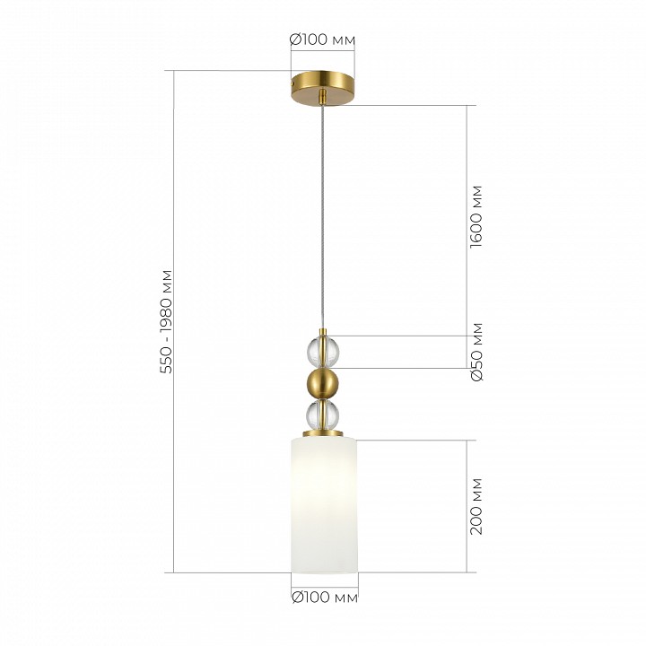 Подвесной светильник st-luce aurora sl2003.303.01