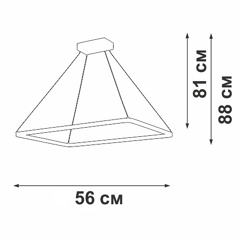 Подвесной светильник vitaluce v2508dt v2508dt-1/1s