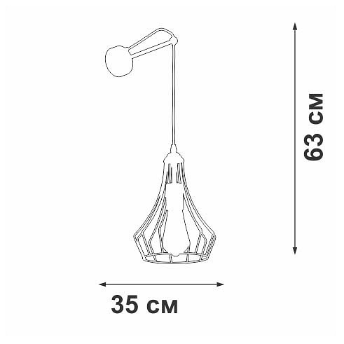 Бра vitaluce v2566 v2566-1/1a