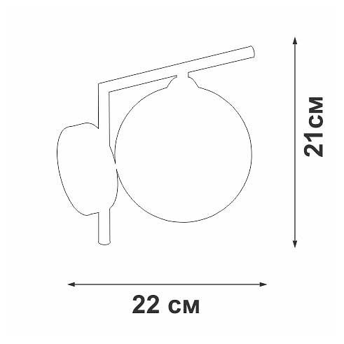 Бра vitaluce v2569 v2569-1/1a