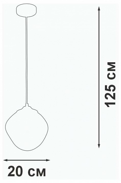 Подвесной светильник vitaluce v2741 v2741-1/1s