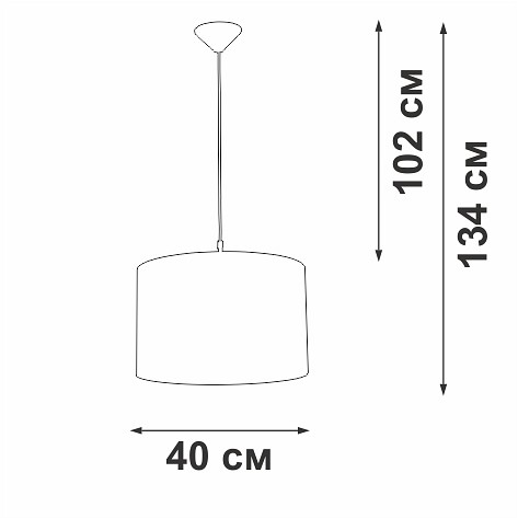 Подвесной светильник vitaluce v2827 v2827-0/1s