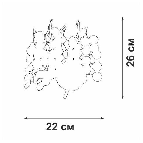 Бра vitaluce v2832 v2832-1/2a