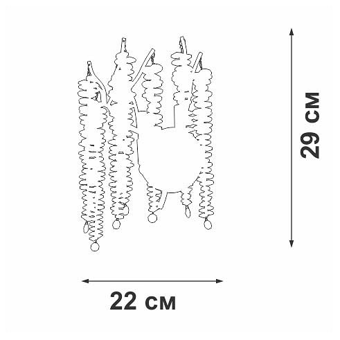 Бра vitaluce v2855 v2855-1/2a
