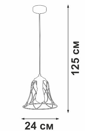 Подвесной светильник vitaluce v2869 v2869-1/1s
