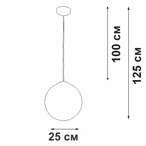 Подвесной светильник vitaluce v29591 v29591-0/1s