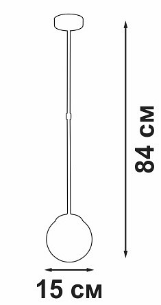 Светильник на штанге vitaluce v3078 v3078-8/1pl