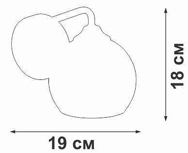 Бра vitaluce v3096 v3096-9/1a