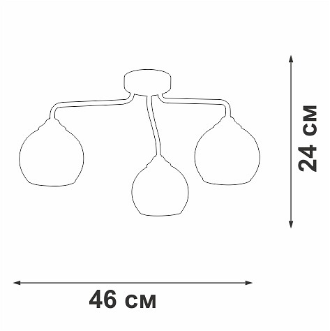 Потолочная люстра vitaluce v3096 v3096-9/3pl