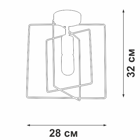 Светильник на штанге vitaluce v3793 v3793-1/1pl