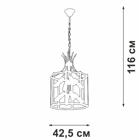 Подвесная люстра vitaluce v3926 v3926-1/8