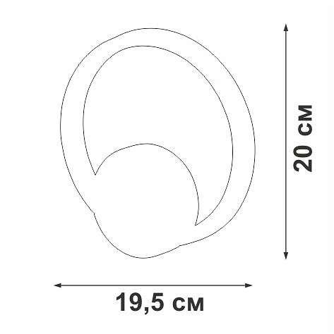 Бра vitaluce v46090 v46090-1/1a