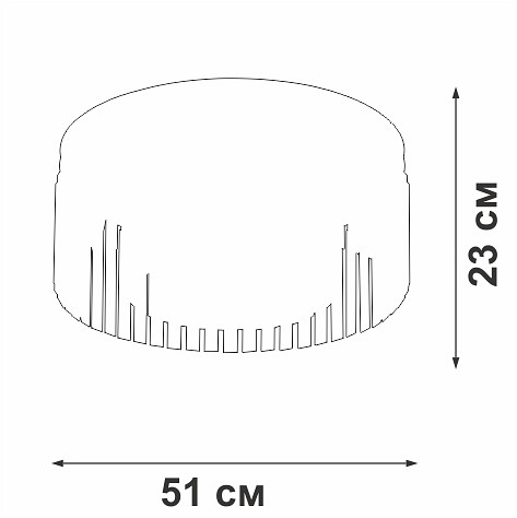 Потолочная люстра vitaluce v5180 v5180-1/8pl