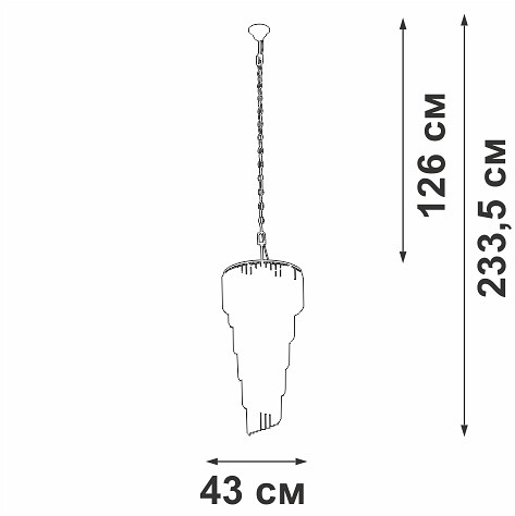 Подвесная люстра vitaluce v5311 v5311-0/13