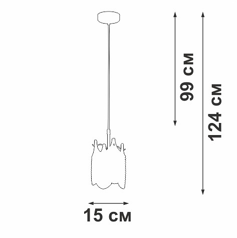Подвесной светильник vitaluce v5813 v5813-8/1s