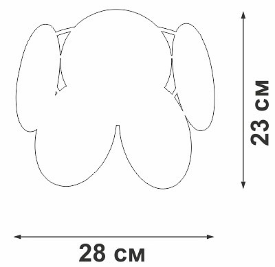 Накладной светильник vitaluce v5828 v5828-8/1a