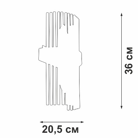 Накладной светильник vitaluce v58710 v58710-8/2a