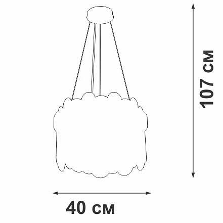 Подвесная люстра vitaluce v5895 v5895-8/5s