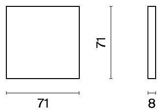 Клавиша для выключателя одноклавишного voltum s70 vls000106