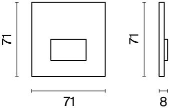 Накладка для датчика движения voltum s70 vls002207