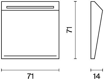 Накладка для электронного карточного выключателя voltum s70 vls002601