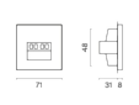 Розетка акустическая без рамки voltum s70 vls060303