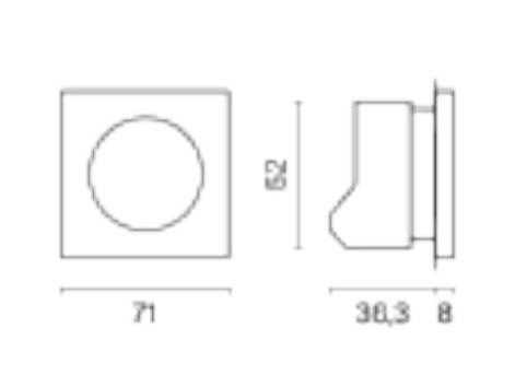 Диммер без рамки voltum s70 vls070301