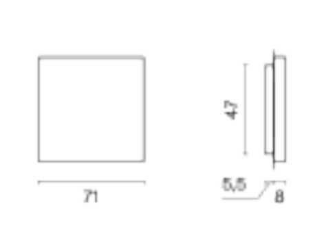 Заглушка для поста, Без рамки voltum s70 vls080105