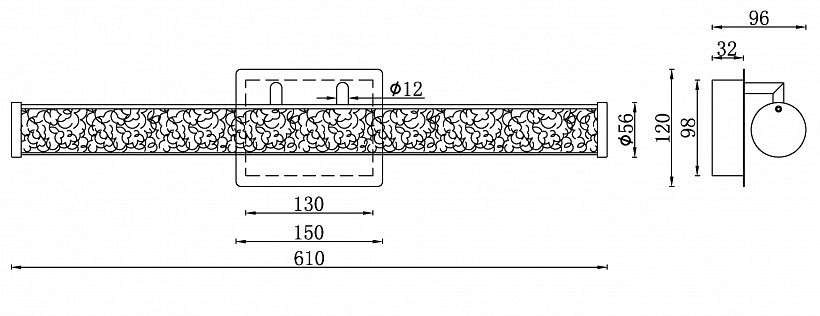Подсветка для картины iledex look w4737-61 sgd