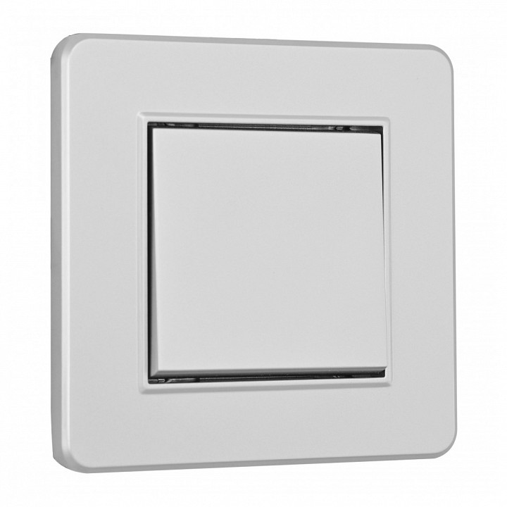 Выключатель одноклавишный arte milano set16-1 set16-1-30-1 silver